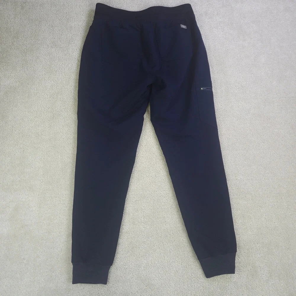 Figs High Waisted Zamora Joggers Navy Blue Scrub Pants Women's Small